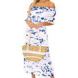 'Constance' Off Shoulder Maxi Dress