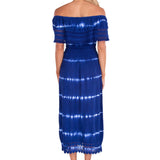 'Constance' Off Shoulder Maxi Dress