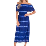 'Constance' Off Shoulder Maxi Dress