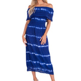 'Constance' Off Shoulder Maxi Dress