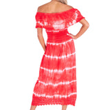 'Constance' Off Shoulder Maxi Dress
