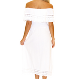 'Constance' Off Shoulder Maxi Dress