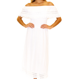 'Constance' Off Shoulder Maxi Dress