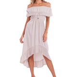 'Olivia' High Low Midi Dress