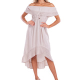 'Olivia' High Low Midi Dress
