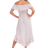 'Olivia' High Low Midi Dress