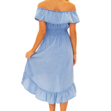 'Olivia' High Low Midi Dress