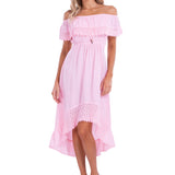 'Olivia' High Low Midi Dress