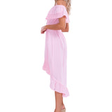'Olivia' High Low Midi Dress
