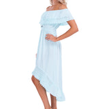 'Olivia' High Low Midi Dress