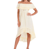 'Olivia' High Low Midi Dress