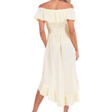 'Olivia' High Low Midi Dress