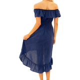 'Olivia' High Low Midi Dress