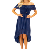 'Olivia' High Low Midi Dress