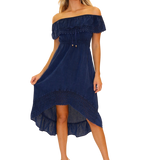 'Olivia' High Low Midi Dress