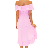 'Olivia' High Low Midi Dress