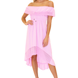 'Olivia' High Low Midi Dress