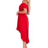 'Olivia' High Low Midi Dress