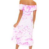 'Olivia' High Low Midi Dress