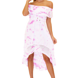 'Olivia' High Low Midi Dress