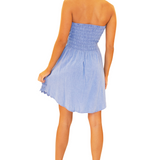 'Dominique' Button Mini Dress