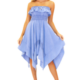 'Sasha' Strapless Flowy Dress