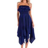 'Sasha' Strapless Flowy Dress