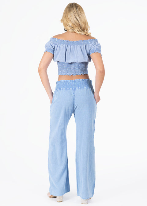 'Ximena' Wide Leg Pants