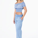 'Ximena' Wide Leg Pants