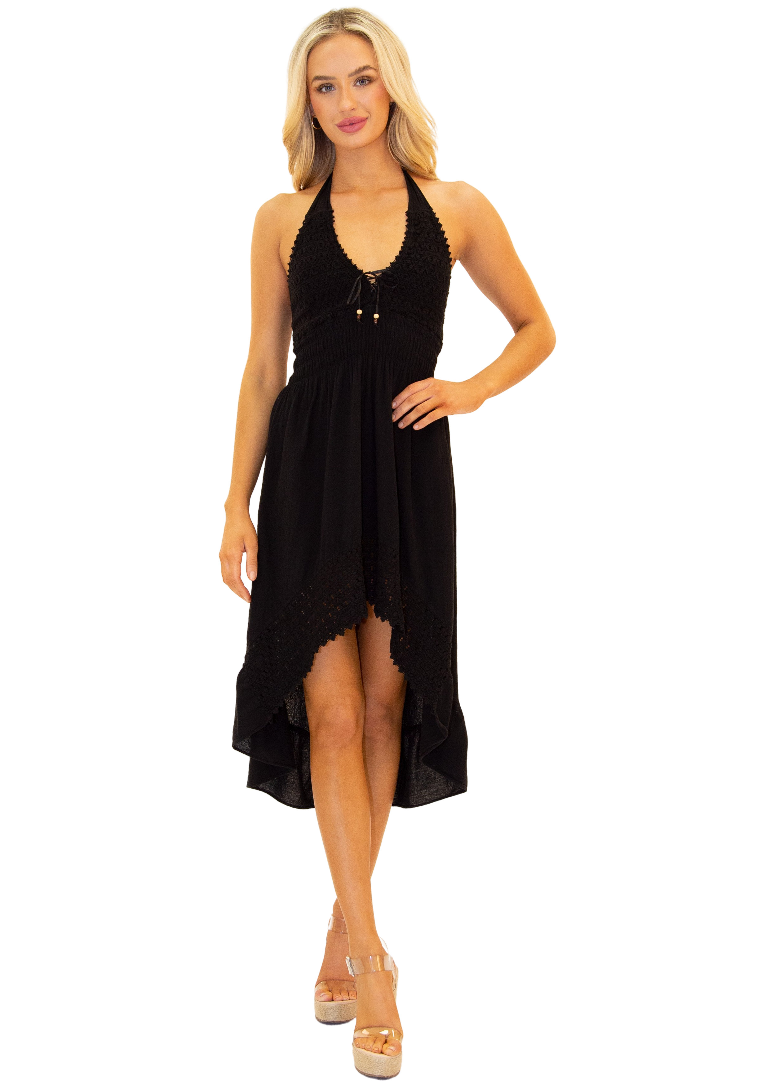 'Marina' High Low Midi Dress