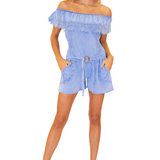 'Ava' Belted Romper