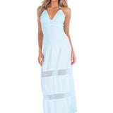 'Miranda' Halter Maxi Dress