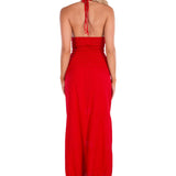 'Miranda' Halter Maxi Dress