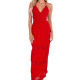 'Miranda' Halter Maxi Dress
