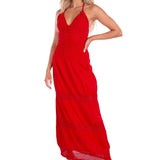 'Miranda' Halter Maxi Dress