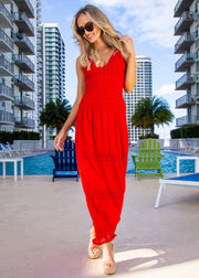 'Miranda' Halter Maxi Dress