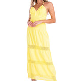 'Miranda' Halter Maxi Dress