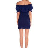 'Chiara' Shirred Mini Dress