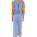 'Alba' Sleeveless Blouse