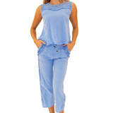 'Alba' Sleeveless Blouse