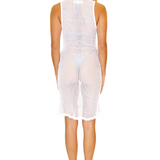 'Sirena' Cotton Mesh Cover-Up