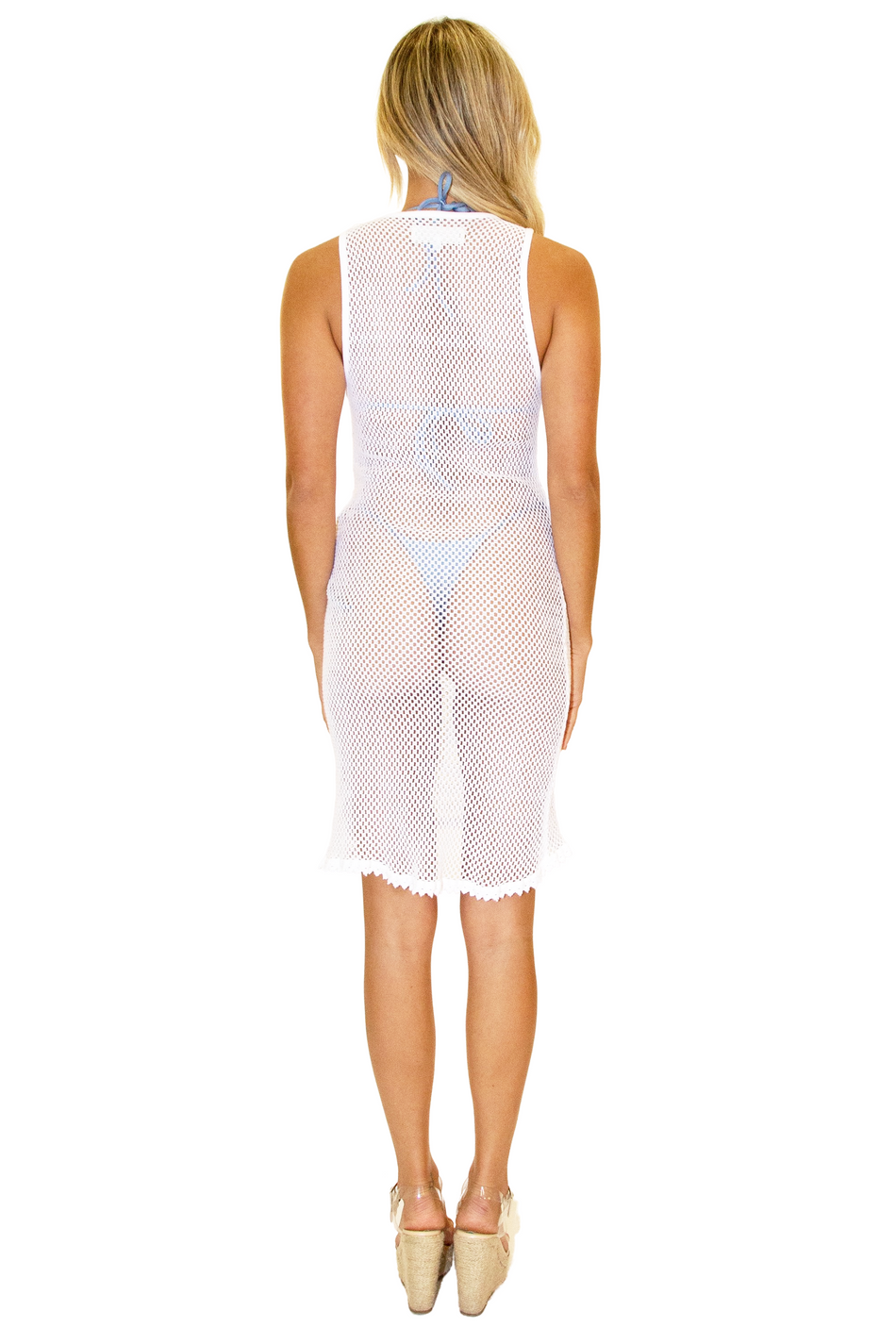 'Sirena' Cotton Mesh Cover-Up