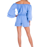 'Jade' Bell Sleeve Romper