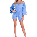 'Jade' Bell Sleeve Romper