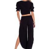 'Lucy' Tie Front Crop Top
