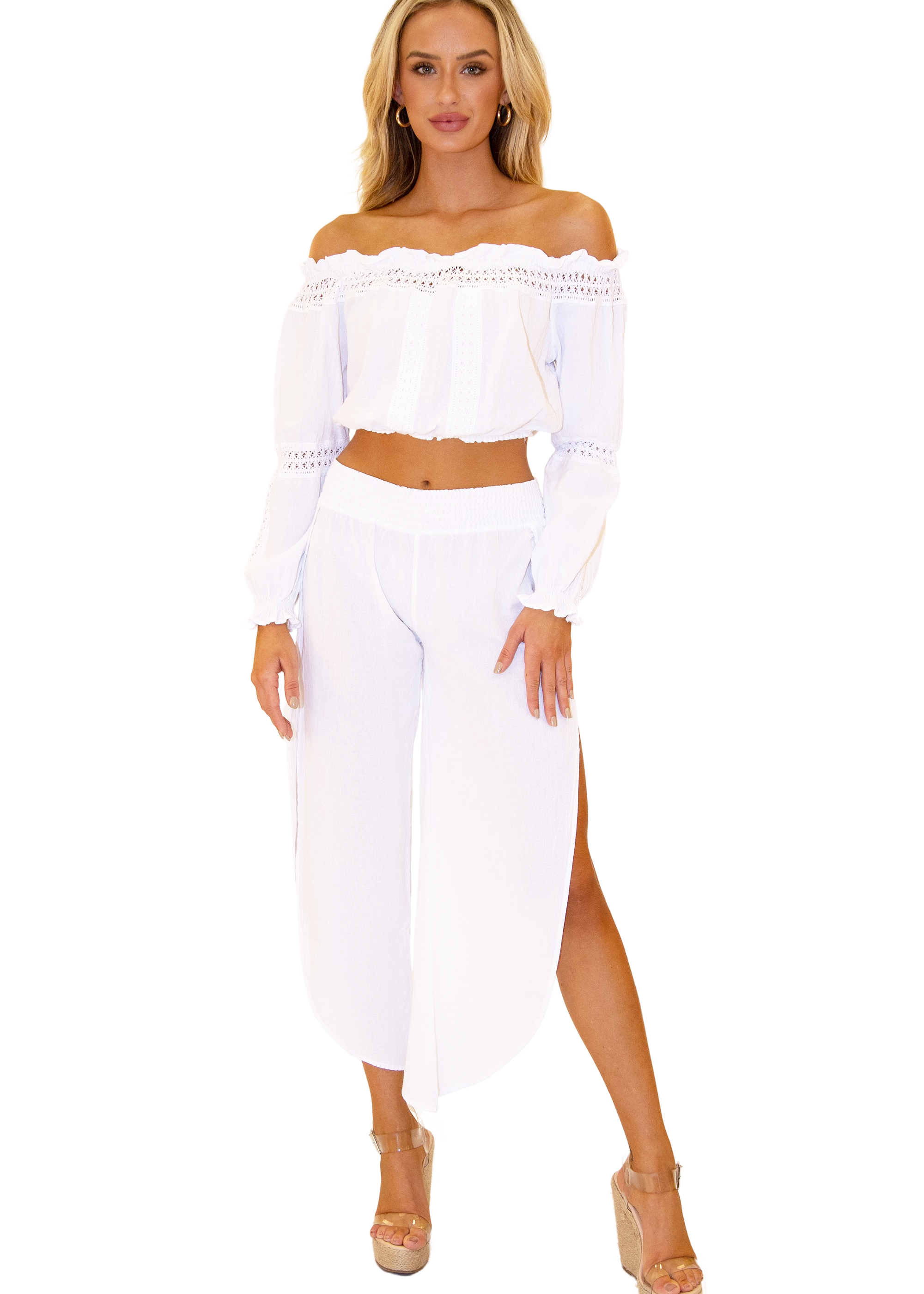 'Azalea' Split Thigh Pants