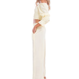 'Belle' Shirred Long Sleeve Top