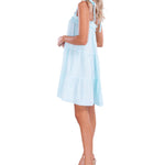 'Eloise' Tunic Dress Baby Turquoise