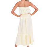 'Cielo' White Cotton Dress