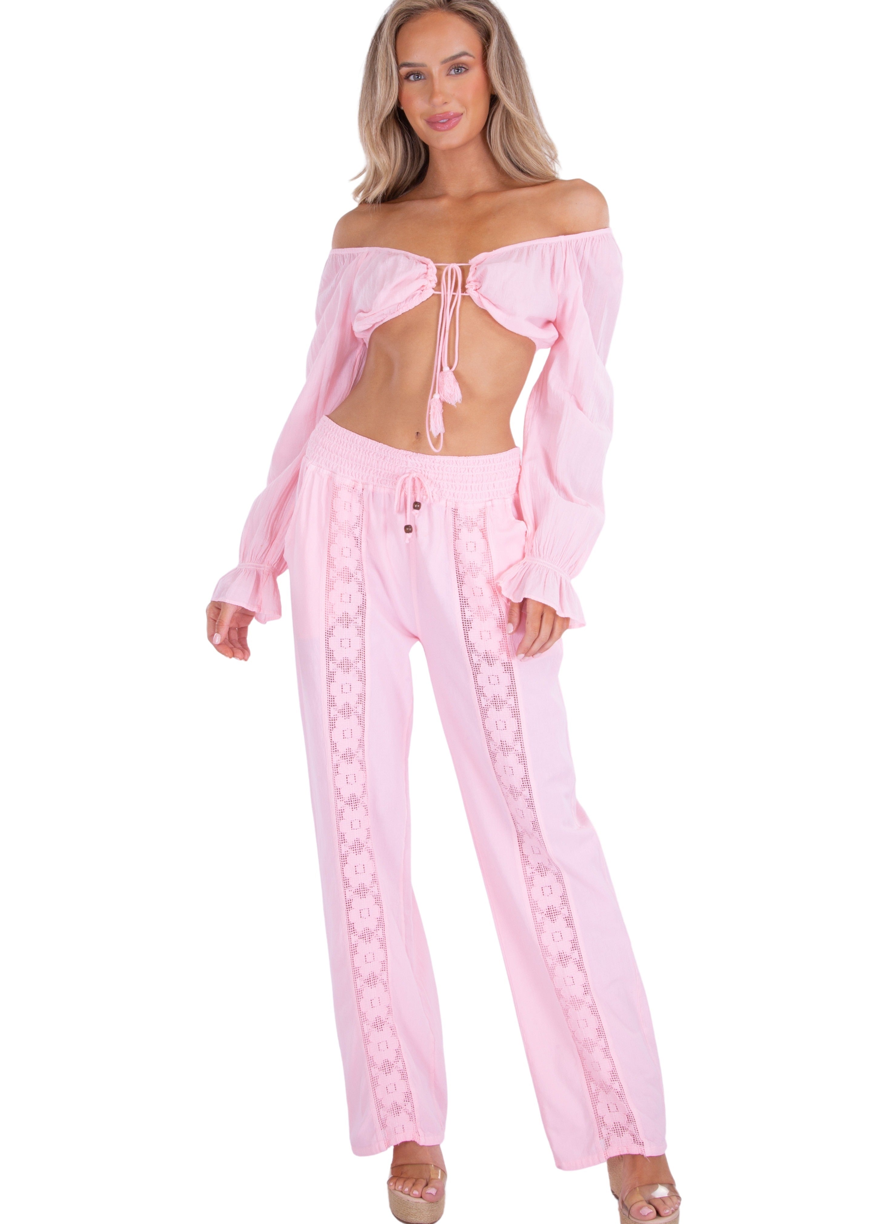 'Tabitha' Long Sleeve Crop Top